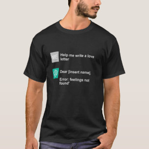 T-shirt Conversation GPT Love Advice Funny AI_1