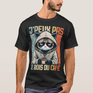 T-shirt Conversation J'Peux Pas I j'aime pas je bois du ca