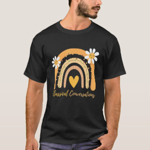T-shirt Conversations classiques Cute Rainbow Homeschool C