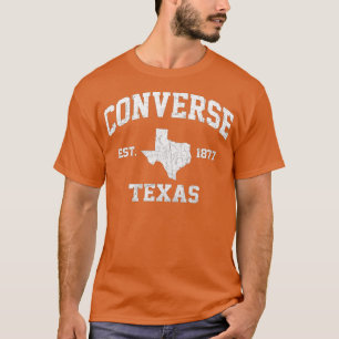T-shirt Converse Texas TX vintage State Style sportif 