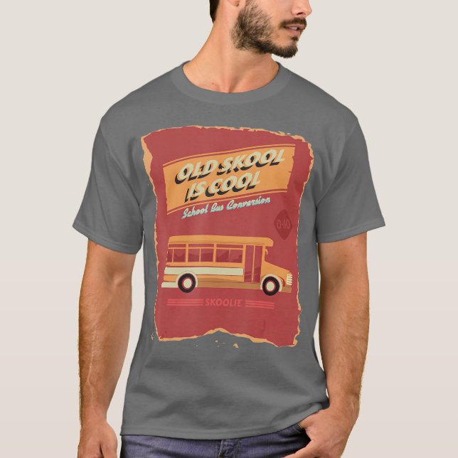 T-shirt Conversion des autobus scolaires Cadeau Skoolie Vi (Devant)
