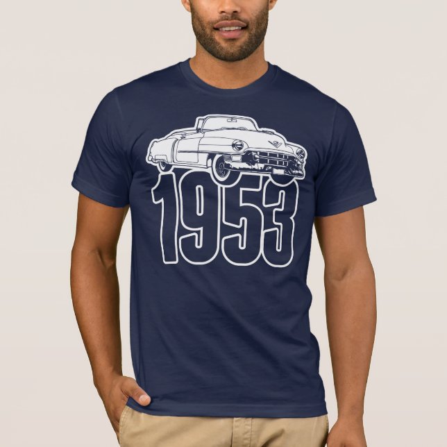 T-shirt Convertible 1953 de la série 62 de Cadillac (Devant)