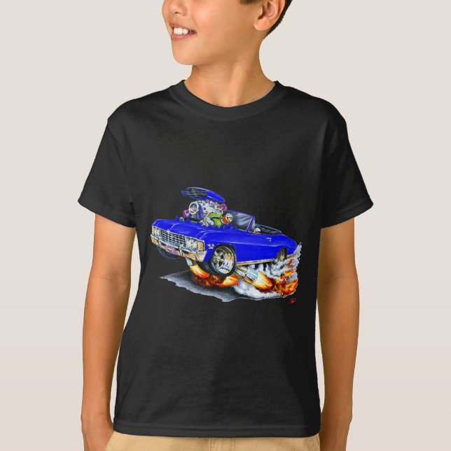 T-shirt Convertible 1965-66 bleu d'impala (Devant)