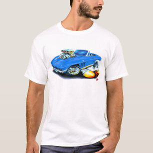 T-shirt Convertible 1965 bleu de Corvette