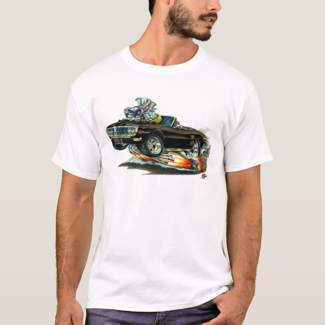 T-shirt Convertible 1967-68 noir de Firebird (Devant)