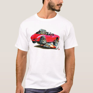 T-shirt Convertible 1998-2004 rouge de Corvette