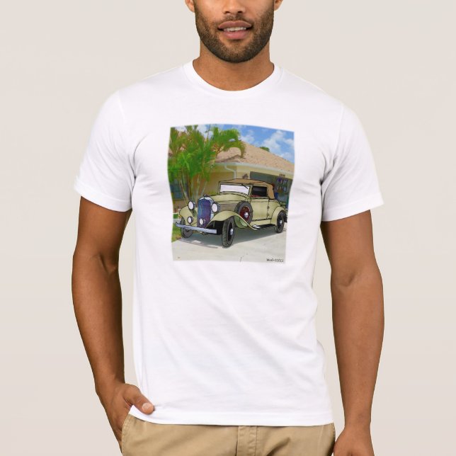 T-shirt Convertible de 32 Plymouth en Floride Sun (Devant)