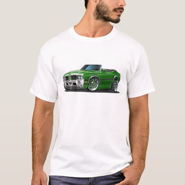 T-shirt Convertible de vert de sabre d'abordage d'Olds (Devant)