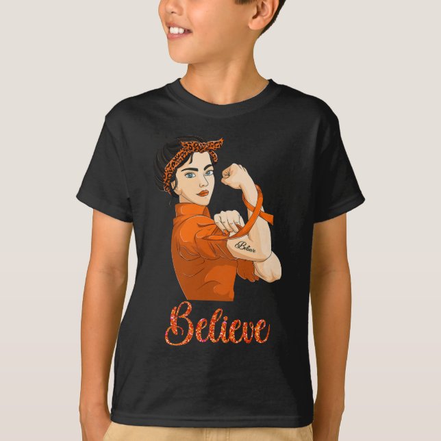 T-shirt Conviction de sensibilisation (Devant)