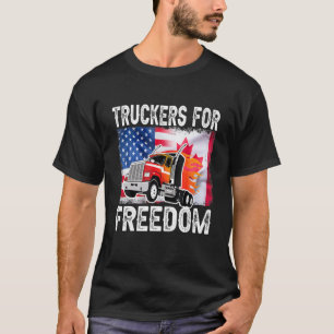 T-shirt Convoi américain pour la liberté du drapeau 2022 D