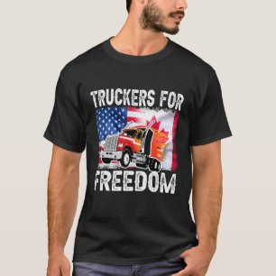 T-shirt Convoi américain pour la liberté du drapeau 2022 D