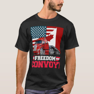T-shirt Convoi américain pour la liberté du drapeau 2022 S