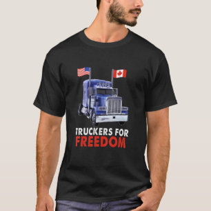 T-shirt Convoi américain pour la liberté du drapeau 2022 T