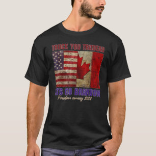 T-shirt Convoi canadien pour la liberté 2022 Appuyer le ca