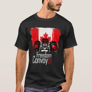 T-shirt Convoi canadien pour la liberté 2022 Flagge Der Ka
