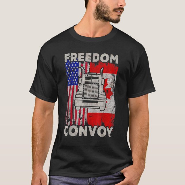 T-shirt Convoi canadien pour la liberté 2022 Suppo de cami (Devant)