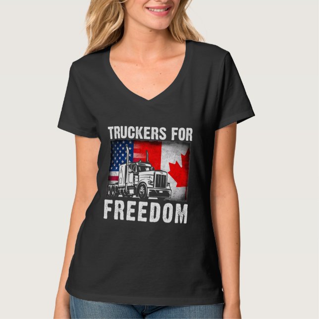 T-shirt Convoi canadien pour la liberté 2022 Suppo de cami (Devant)