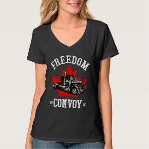 T-shirt Convoi canadien pour la liberté 2022 Suppo de cami