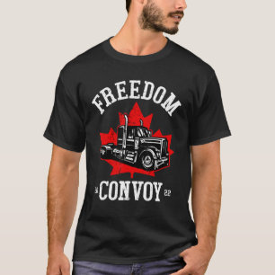 T-shirt Convoi canadien pour la liberté 2022 Suppo de cami