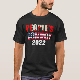 T-shirt Convoi du peuple 2022 I Support Truckers Freedom C