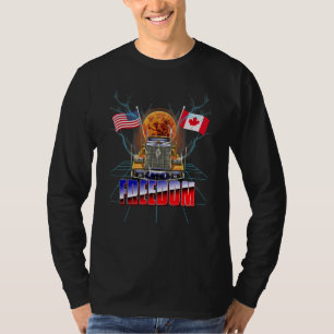 T-shirt Convoi Liberté 2022 Pour Camions Canadiens 2