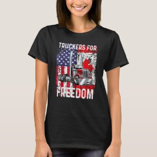 T-shirt Convoi Liberté 2022 Pour Camions Canadiens 3