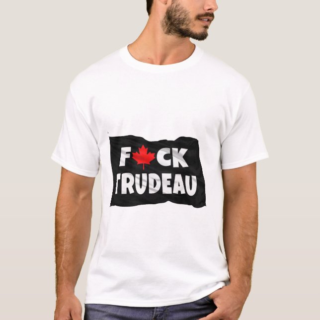 T-shirt Convoi pour la liberté 2022-Fuck Trudeau Classic (Devant)