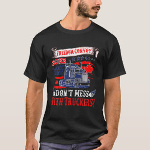 T-shirt Convoi pour la liberté 2022 - Soutien du drapeau a