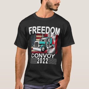 T-shirt Convoi pour la liberté 2022 Vintage du drapeau amé