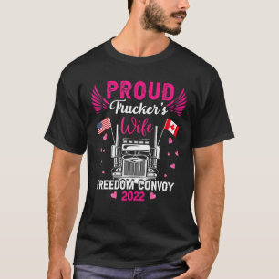 T-shirt Convoi pour la liberté de la femme de Proud Trucke