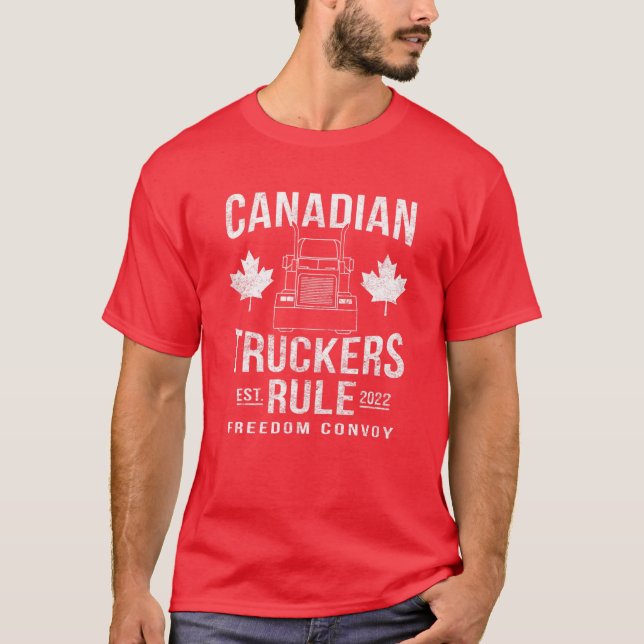 T-shirt Convoi pour la liberté de la réglementation des ca (Devant)