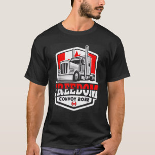 T-shirt Convoi pour la liberté du drapeau du Canada 2022 p