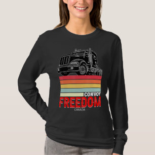 T-shirt Convoi pour la liberté Vintage rétro 2022 Camion c