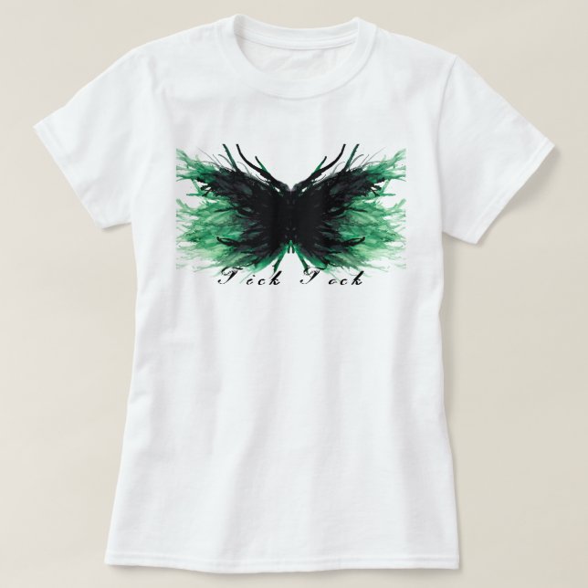 T-shirt Convoitise Abstraite 7 Péchés Capitaux Art à l'enc (Design devant)