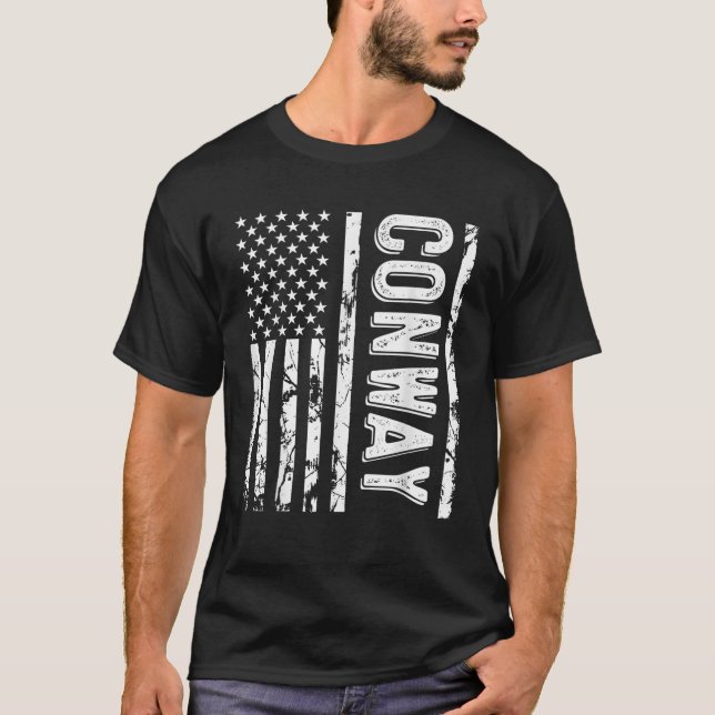 T-shirt Conway Nom Funny Nom de famille Team Conway Famill (Devant)