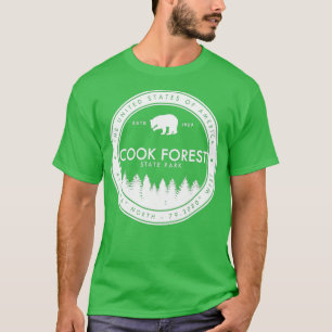 T-shirt Cook Forest State Park Vintage Souvenirs PA