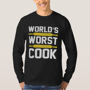 T-shirt Cook Worlds Worlds Worst Cook Chef