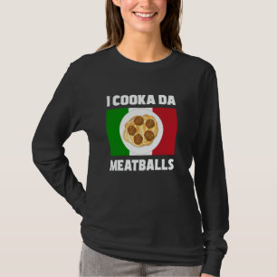 T-shirt Cooka Da Meatball Italien Slang Italie