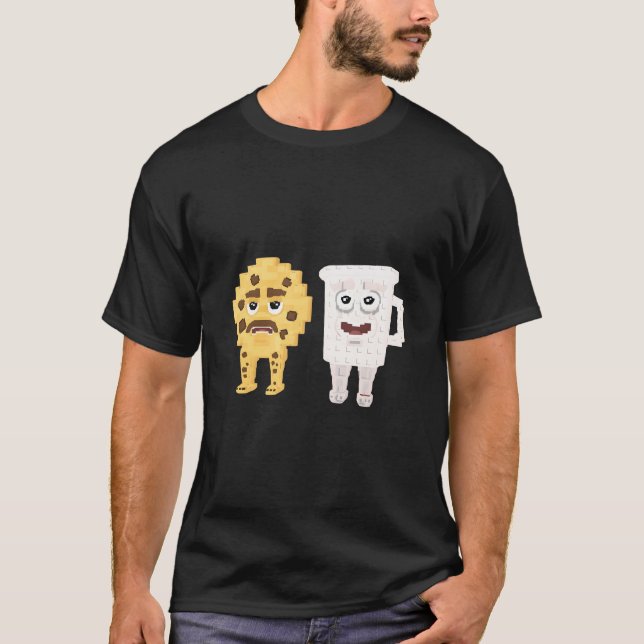 T-shirt Cooki et Milki Brainrot Noël (Devant)