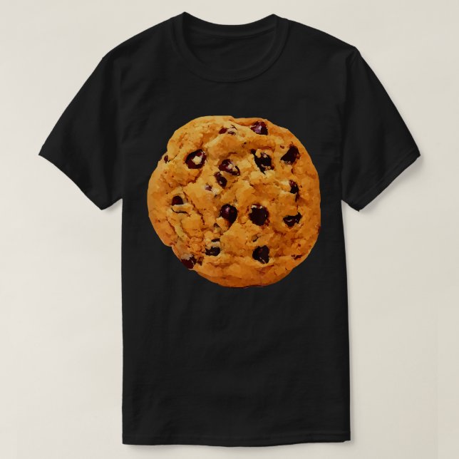 T-shirt Cookie à chips au chocolat géant (Design devant)
