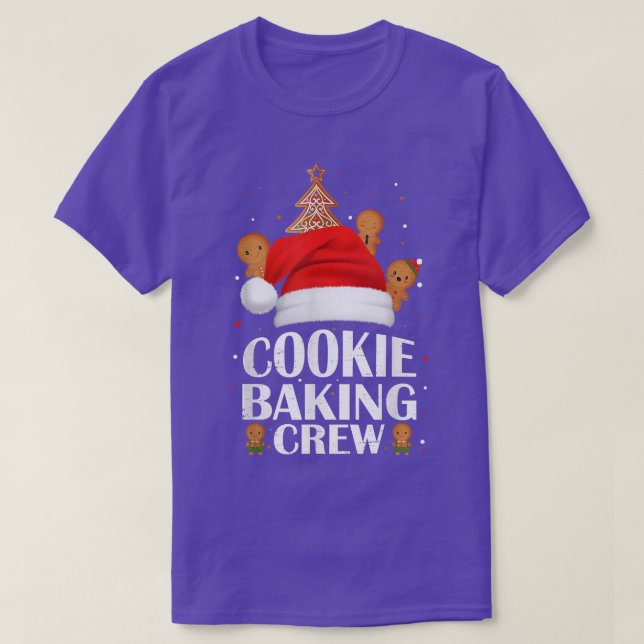T-shirt Cookie Baking Crew Bakers Xmas Cookie Ec (Design devant)