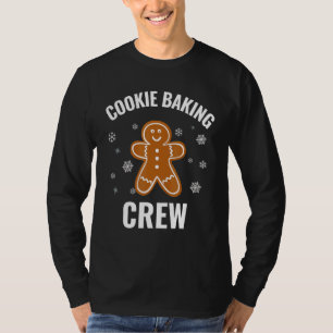 T-shirt Cookie Baking Crew Drôle Holiday