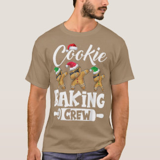 T-shirt Cookie Baking Crew Famille Noël Gingerbread Te