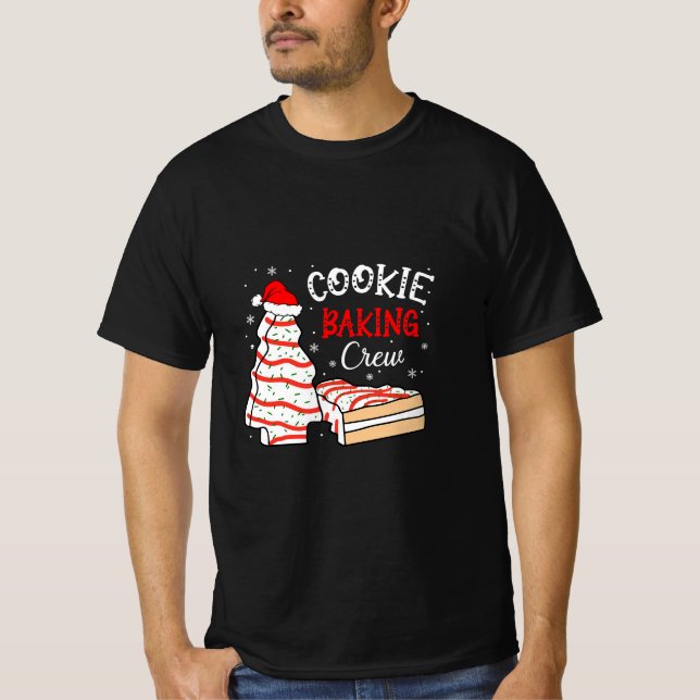 T-shirt Cookie Baking Crew Funny Christmas (Devant)