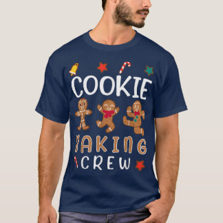 T-shirt Cookie Baking Crew Funny Xmas Gingerbread Cookies