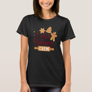 T-shirt Cookie Baking Crew Gingerbread Costume de Noël P