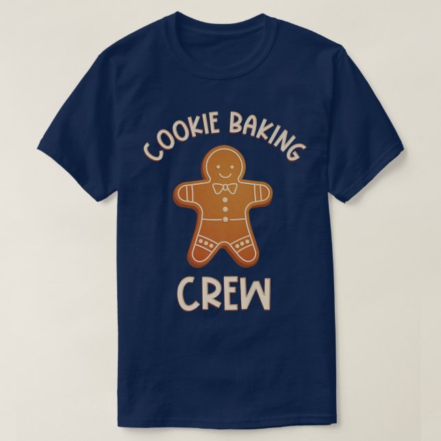 T-shirt Cookie Baking Crew Gingerbread Homme Correspondanc (Design devant)