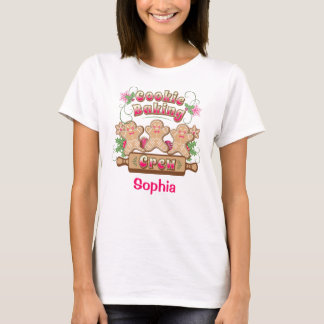 T-shirt Cookie Baking Crew Jote Modèle de Noël