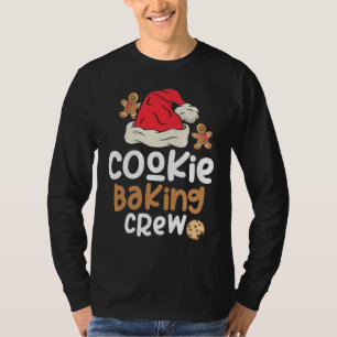 T-shirt Cookie Baking Crew Noël Famille Père Noël