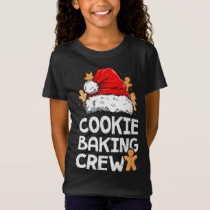 T-Shirt Cookie Baking Crew Noël Père Noël Family Gingerbr